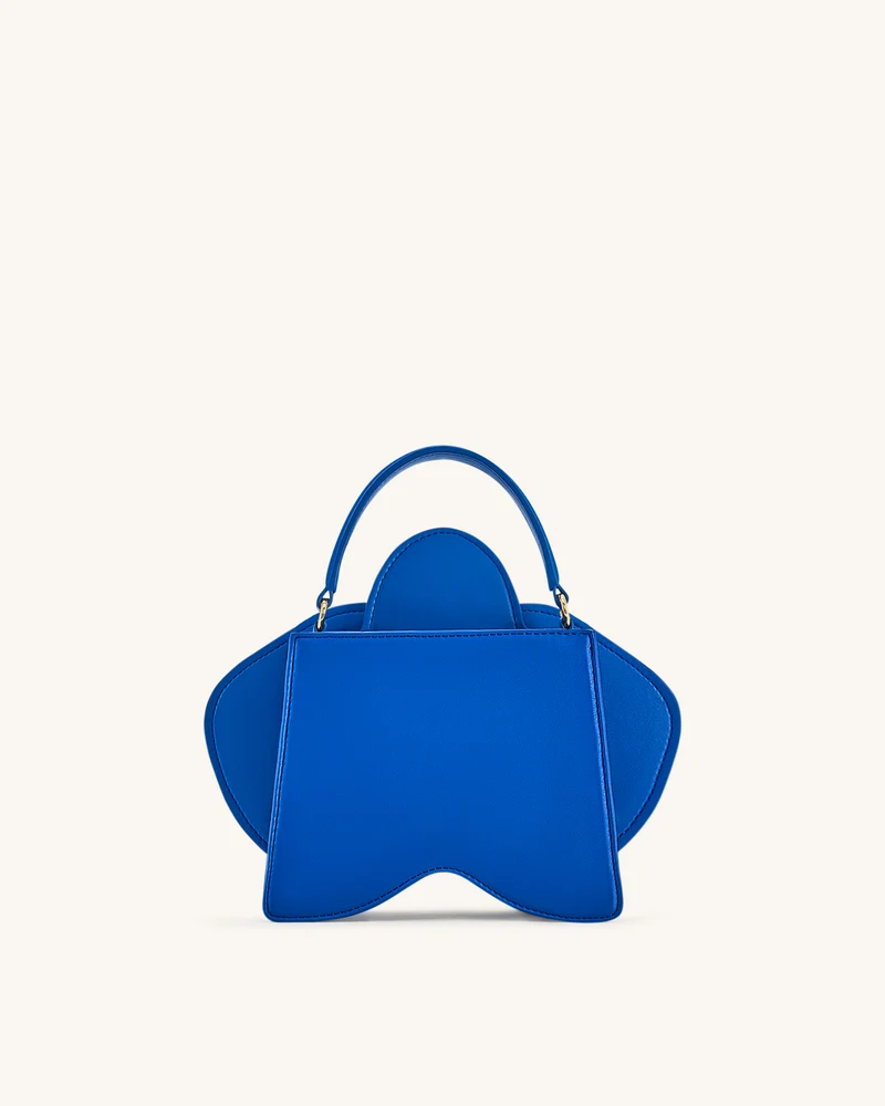 Flora orchideenförmige Henkeltasche – Blau