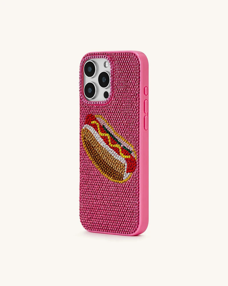 Hotdog-Phone-Hülle – Mehrfarbig Rosa
