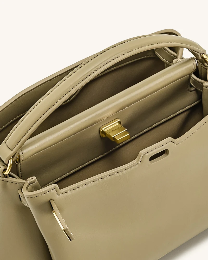 Carmen Handtasche mit Henkel – Grün