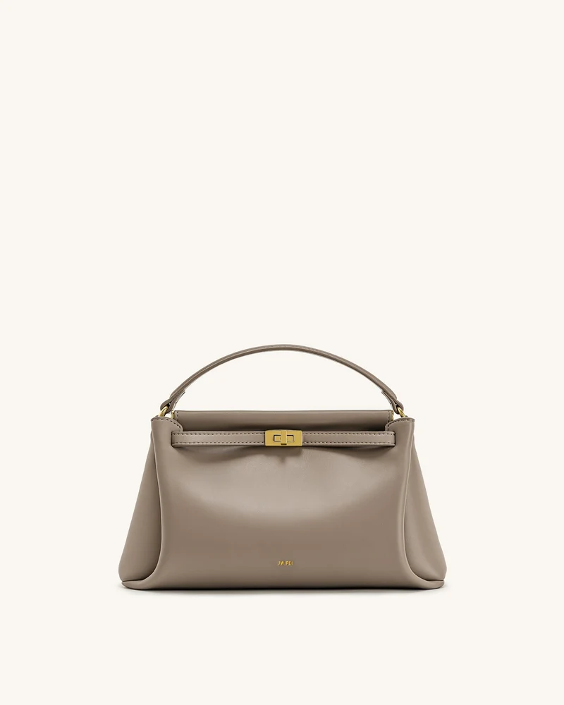 Carmen Handtasche mit Henkel – Apricot