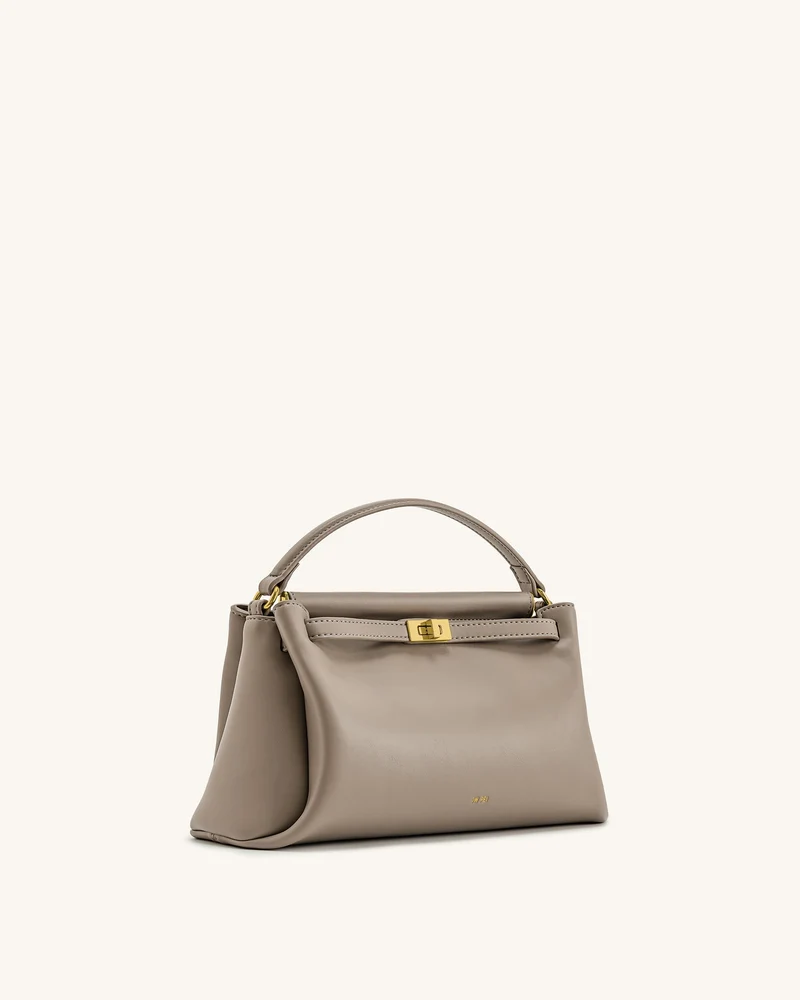 Carmen Handtasche mit Henkel – Apricot