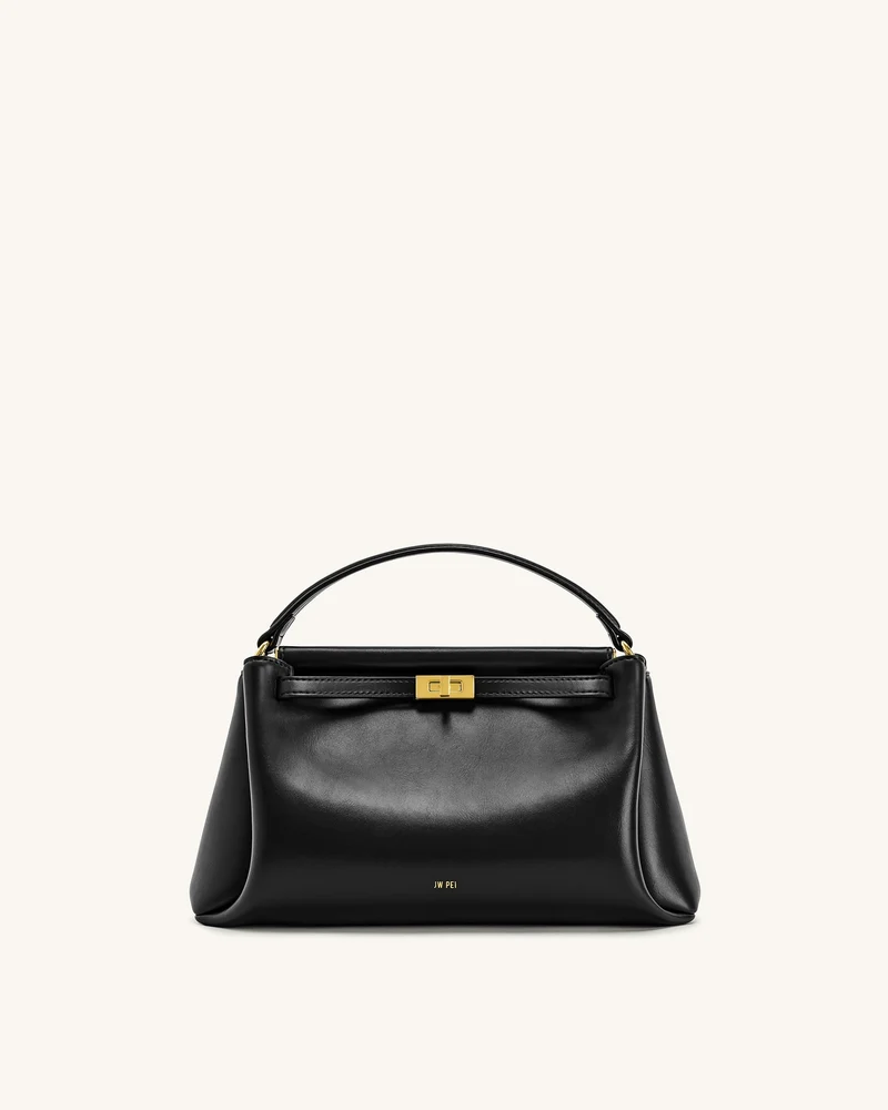 Carmen Handtasche mit Henkel – Schwarz