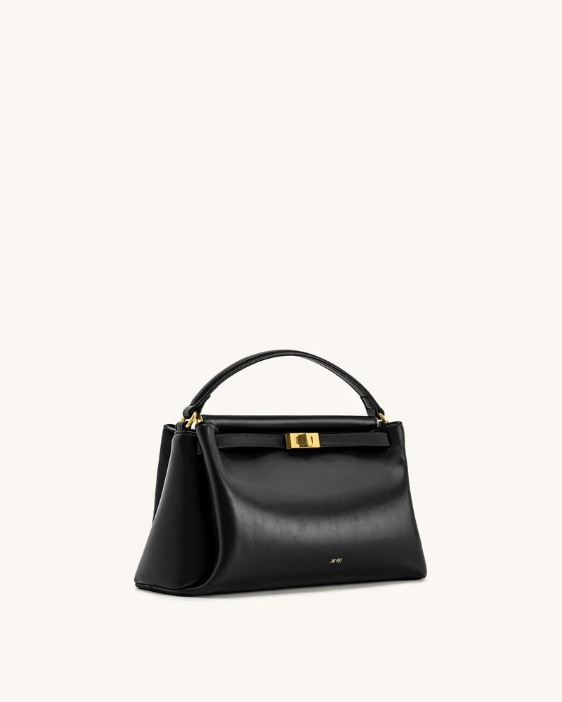 Carmen Handtasche mit Henkel – Schwarz
