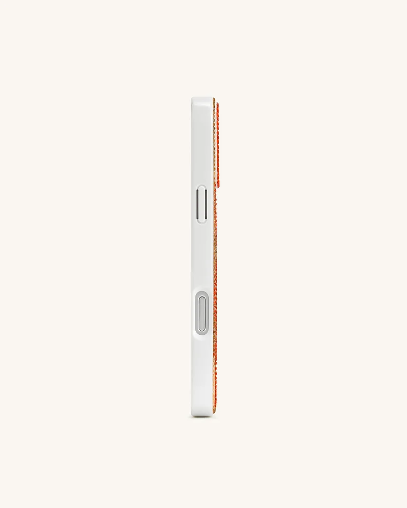 Orange Burst Bling Handyhülle – Bunt/Orange