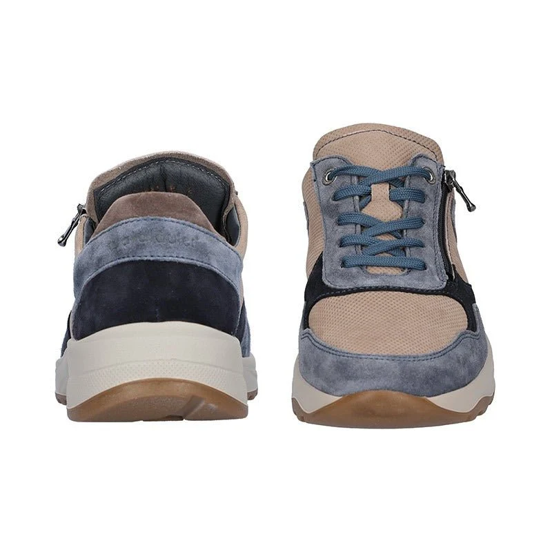 Waldläufer herresneaker - Beige/Blå