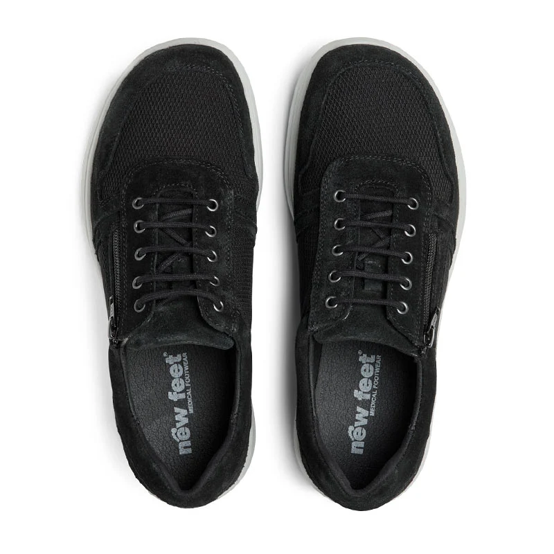 New Feet let herresko - Sort