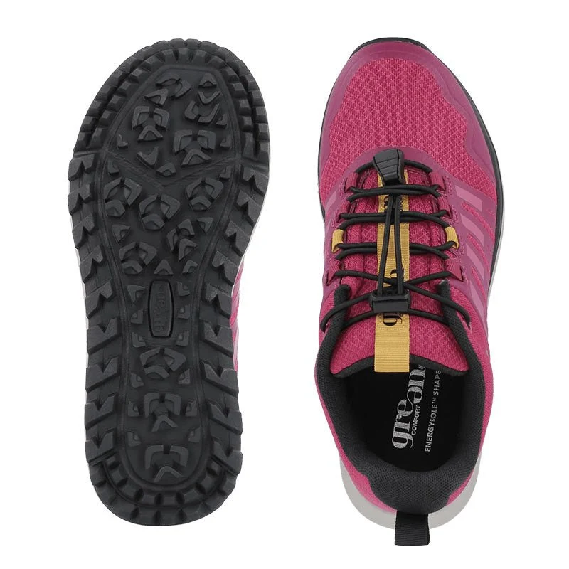 Green Comfort outdoor damesneaker - Pink