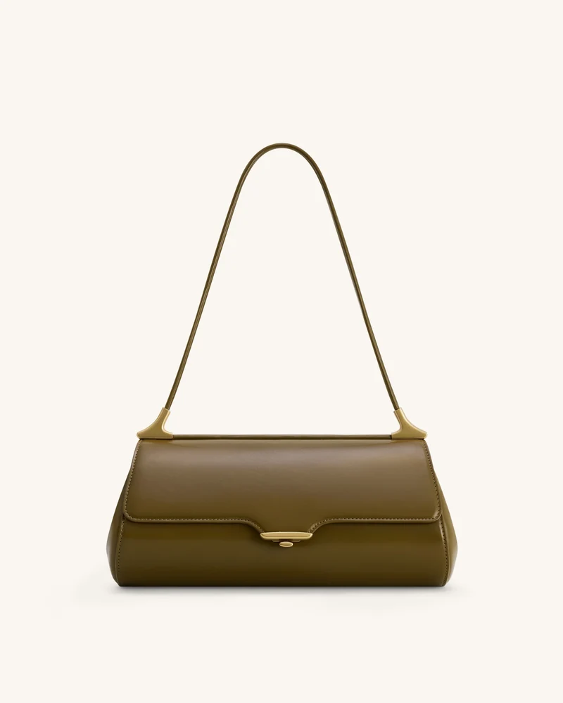 Eloise Schultertasche - Olivgrün