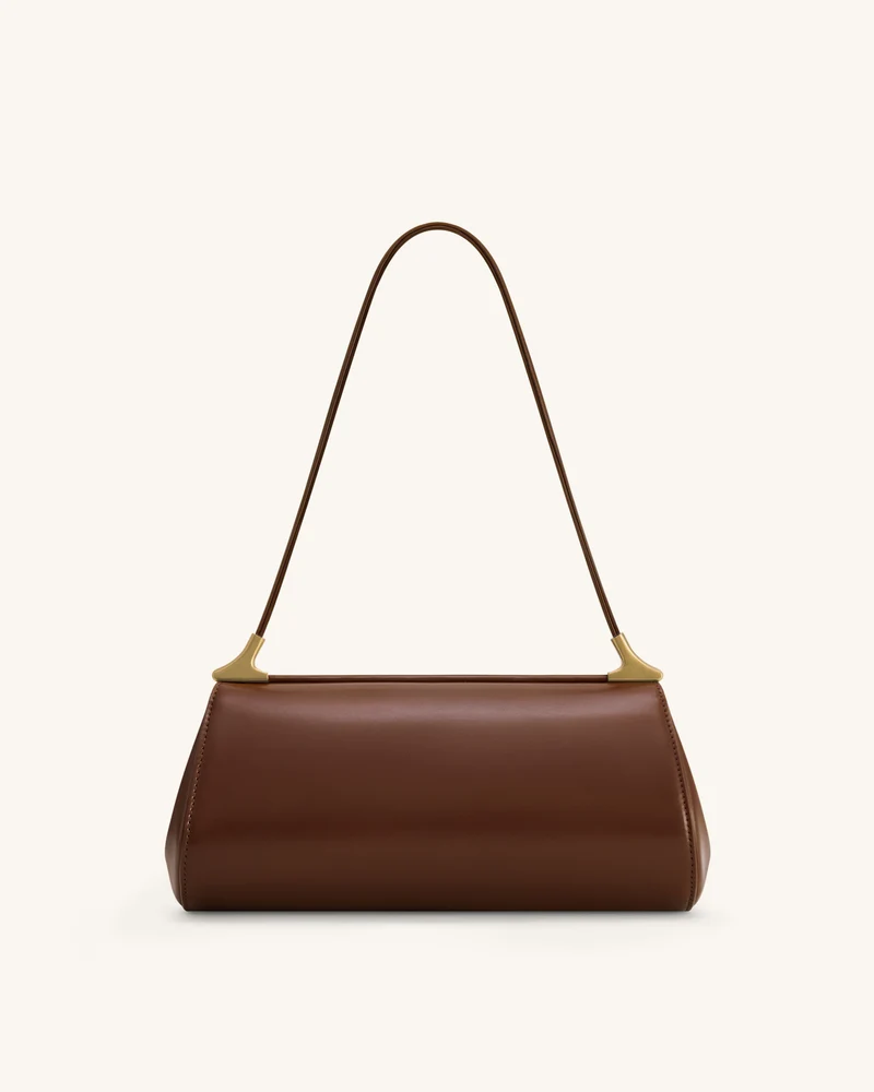 Eloise Schultertasche - Tiefbraun