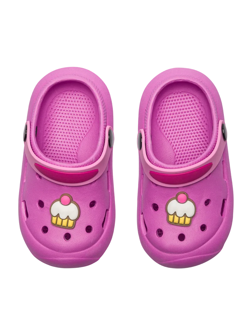 Violette Clog-Sandalen für Kinder