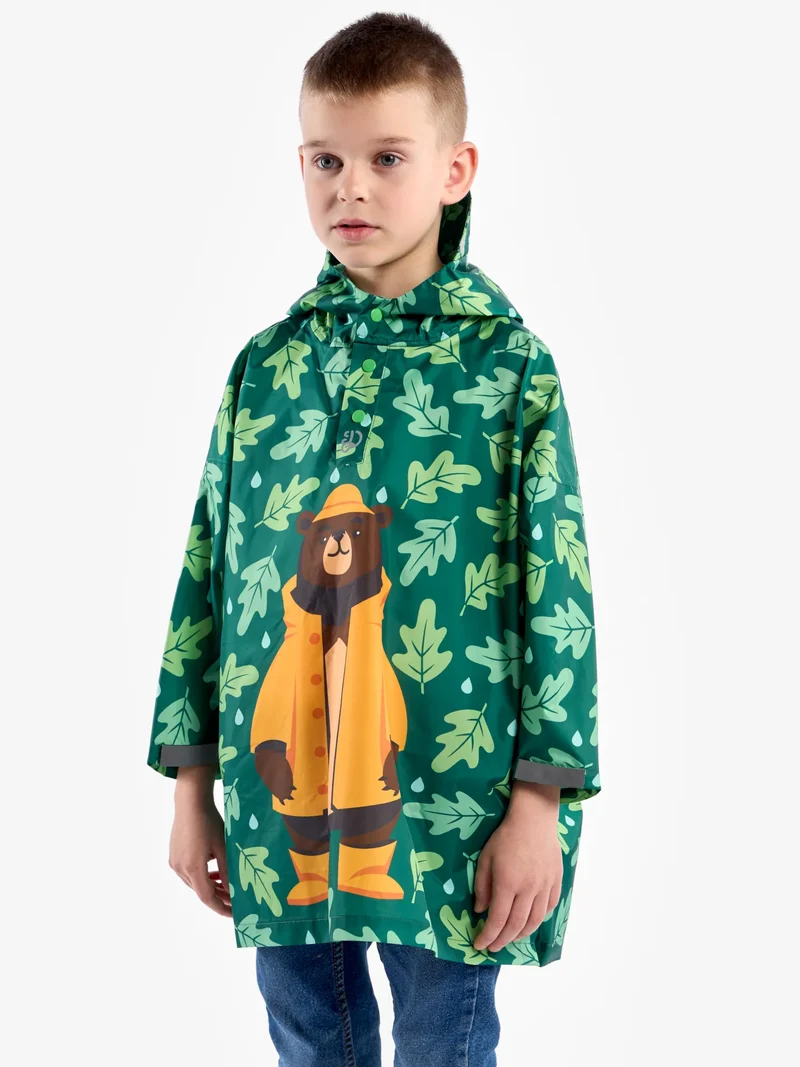 Lustiger Regenmantel für Kinder Bär in Regenmantel