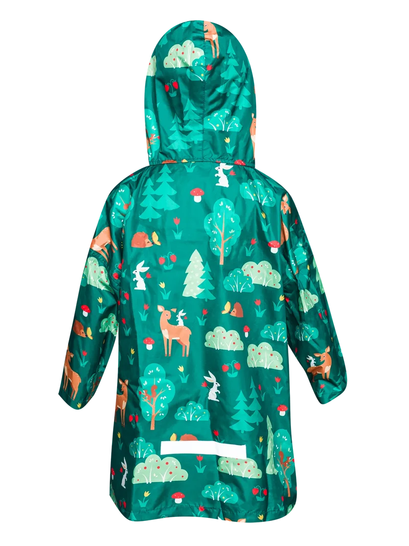 Lustiger Regenmantel für Kinder Waldfreunde
