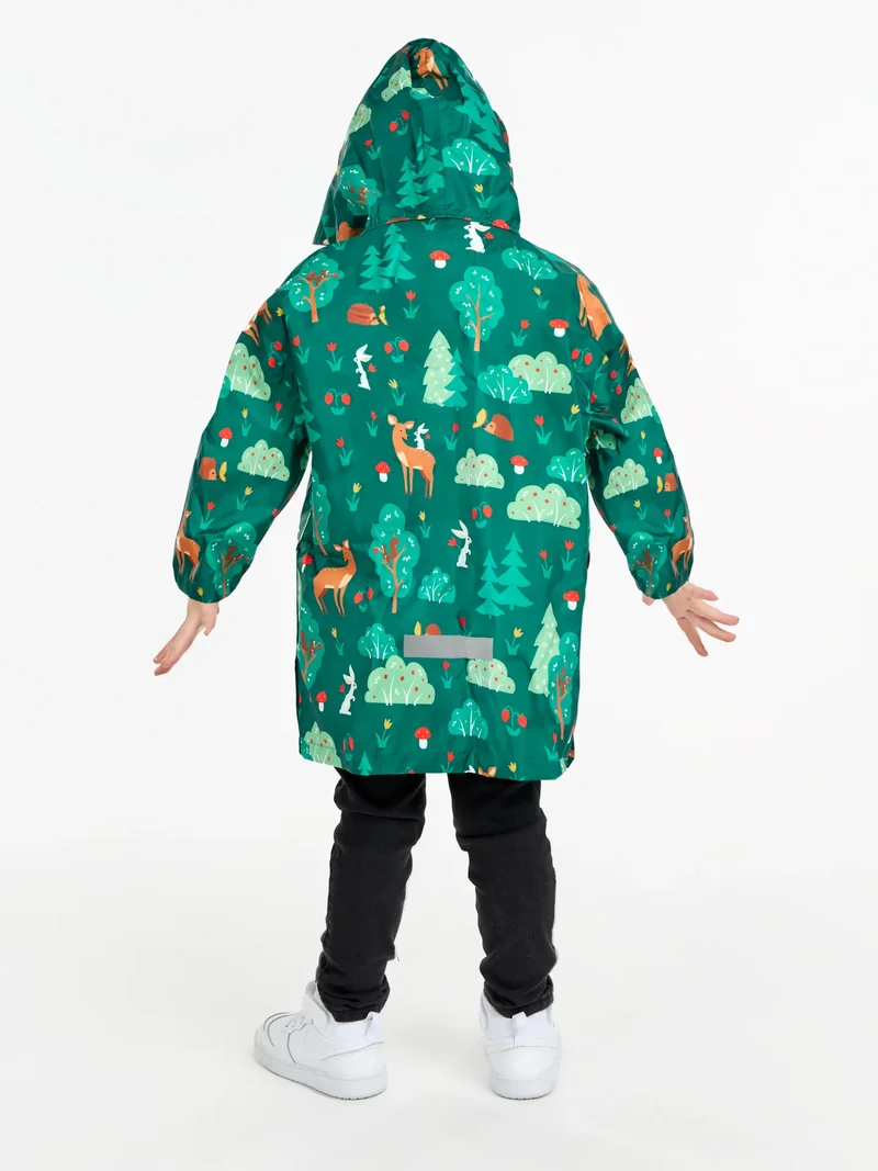 Lustiger Regenmantel für Kinder Waldfreunde