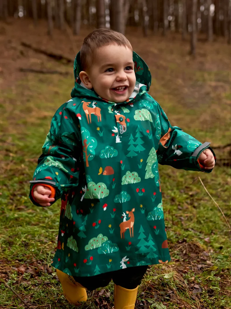 Lustiger Regenmantel für Kinder Waldfreunde