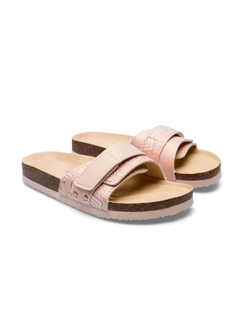 Korkpantoletten für Frauen Beige Mandala
