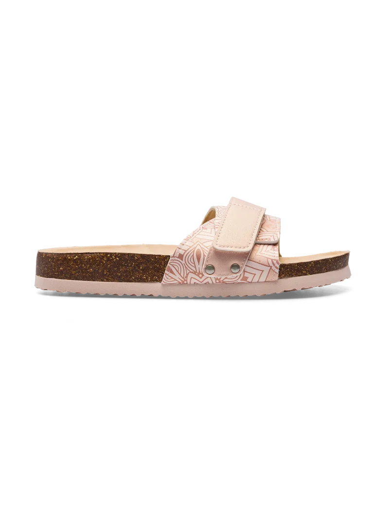 Korkpantoletten für Frauen Beige Mandala
