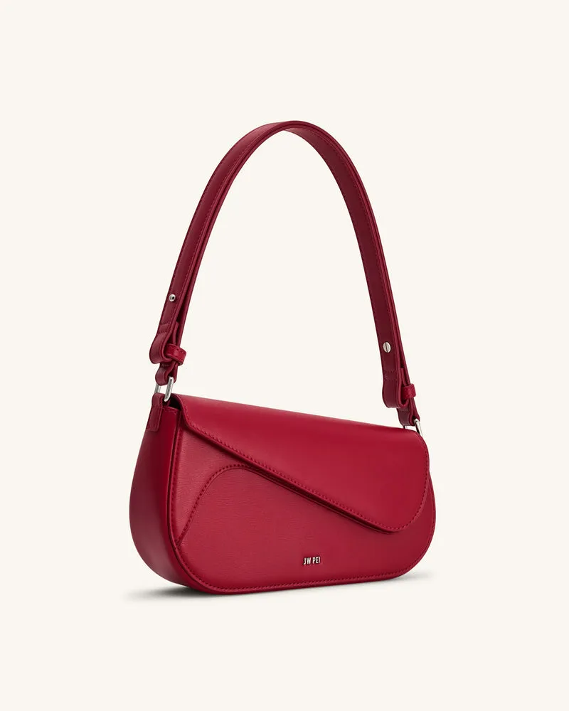 Addisyn Schultertasche - Tiefes Bordeaux