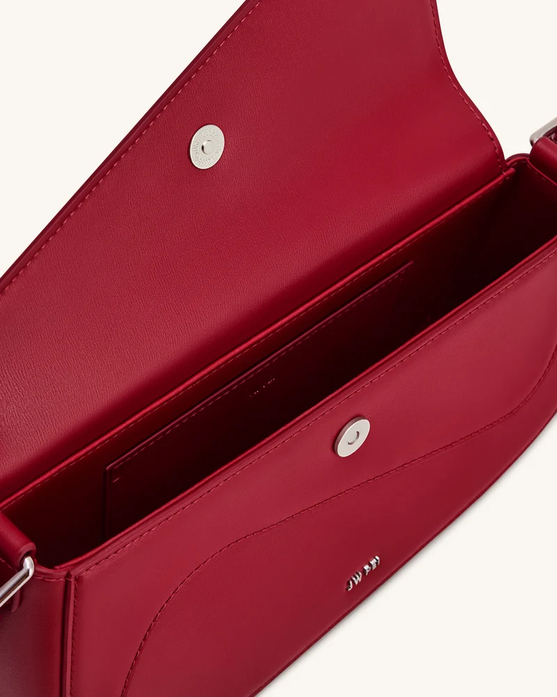 Addisyn Schultertasche - Tiefes Bordeaux