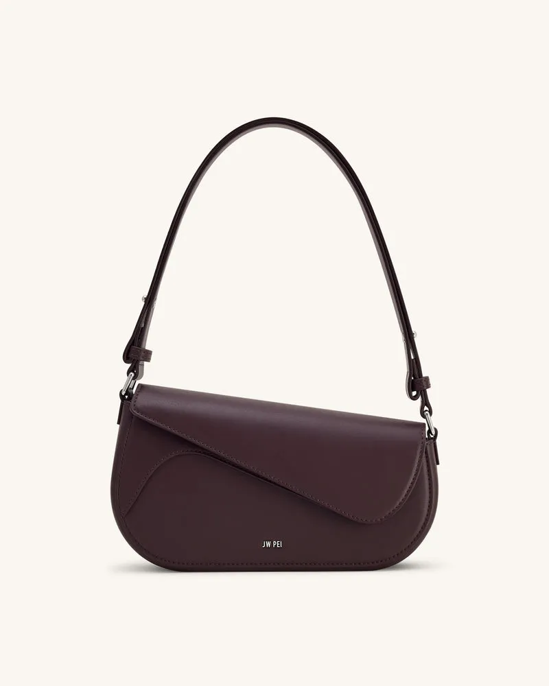 Addisyn Schultertasche – Dunkelbraun