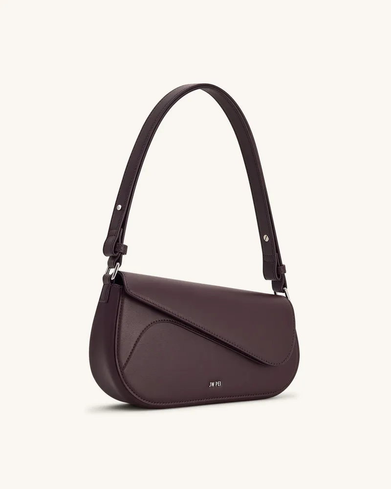 Addisyn Schultertasche – Dunkelbraun