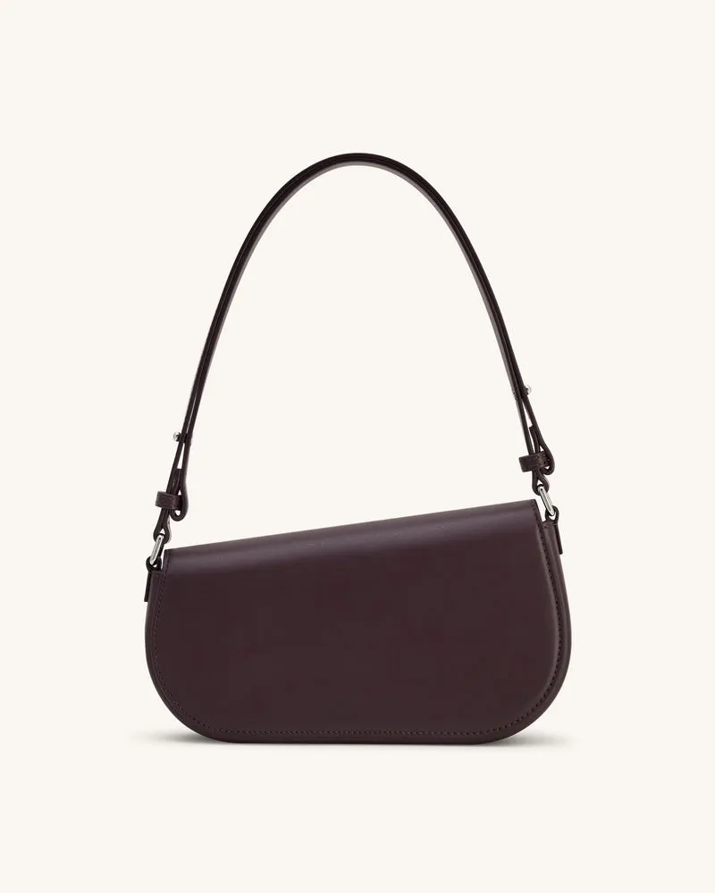 Addisyn Schultertasche – Dunkelbraun