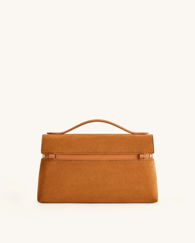 Thea Handtasche aus Kunstwildleder – Kamel