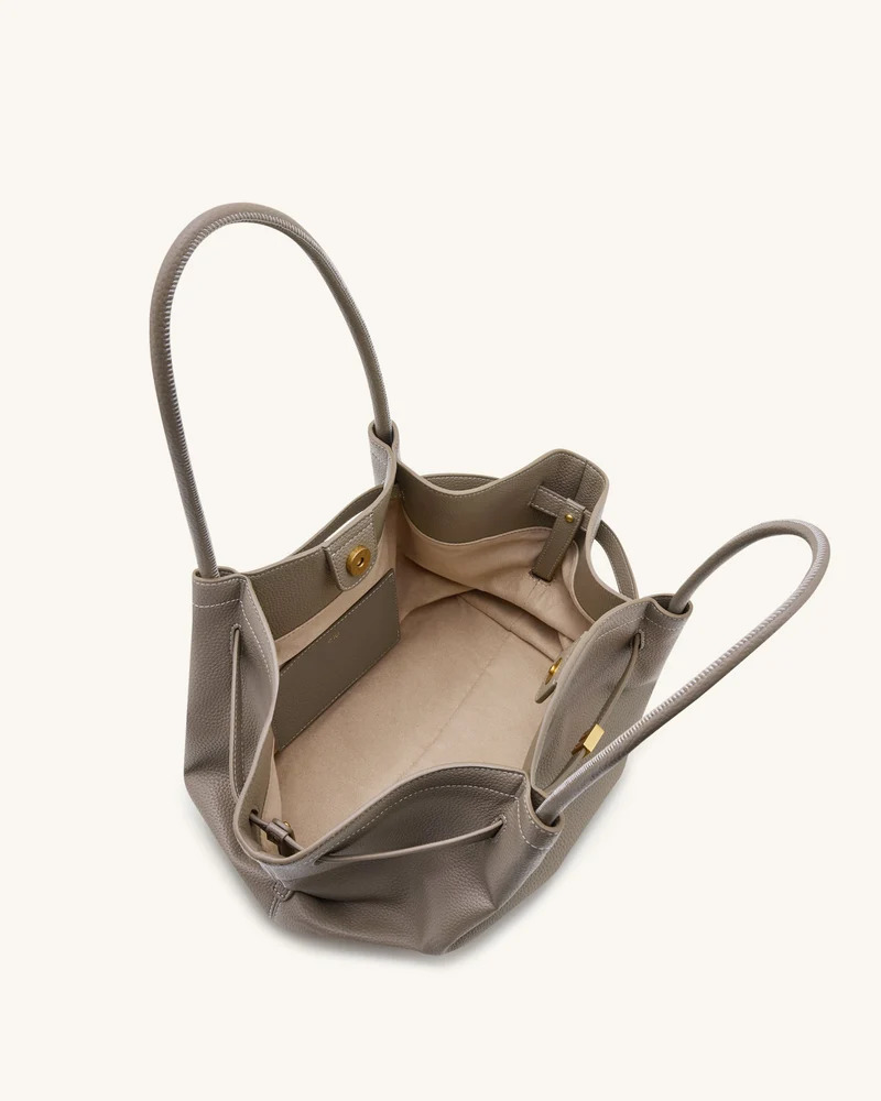Hana Mittelgroße Tragetasche – Taupe