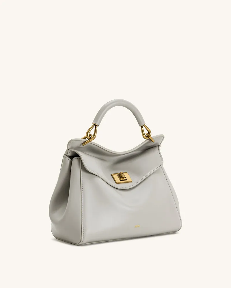 Lucia Klassische Handtasche – Hellgrau
