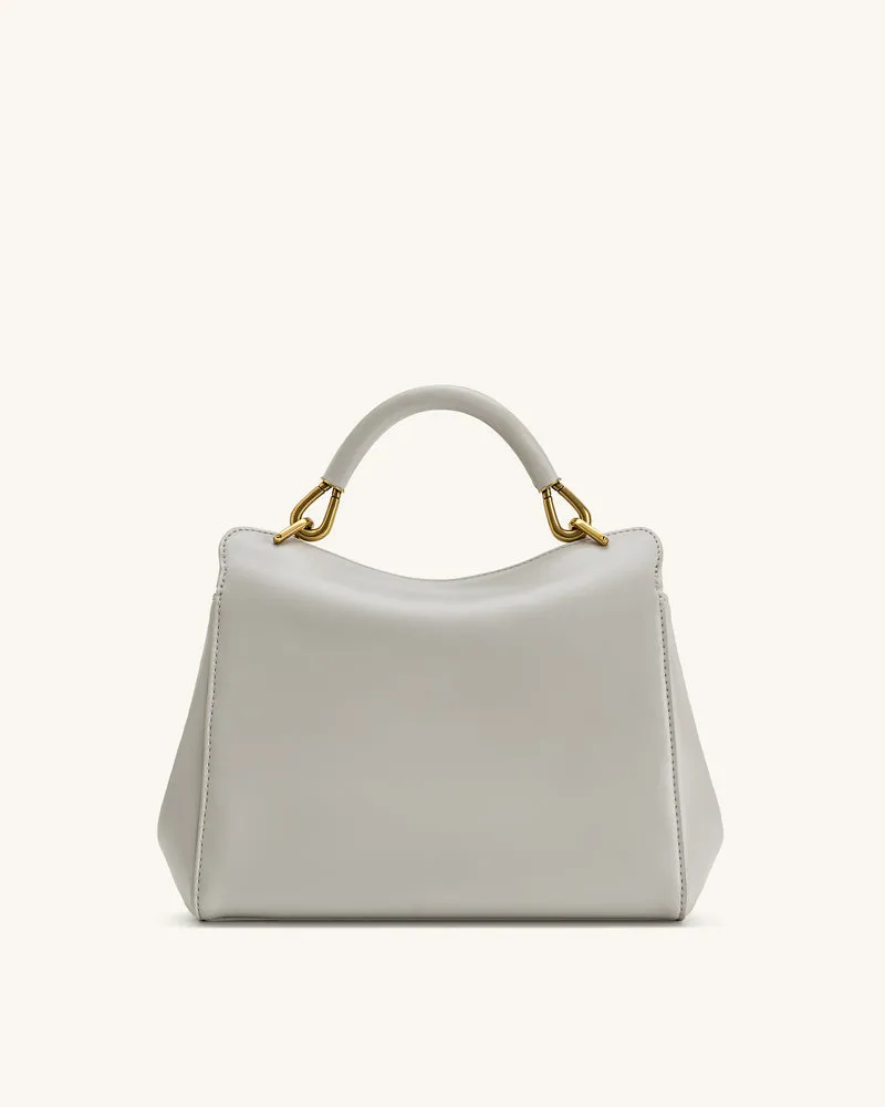 Lucia Klassische Handtasche – Hellgrau
