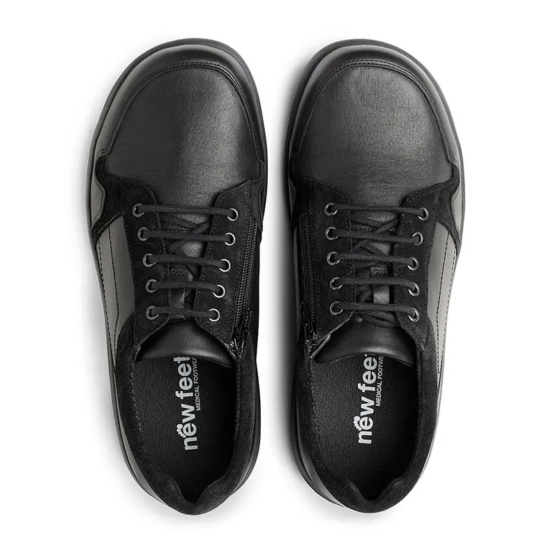 New Feet klassisk herresko - Sort