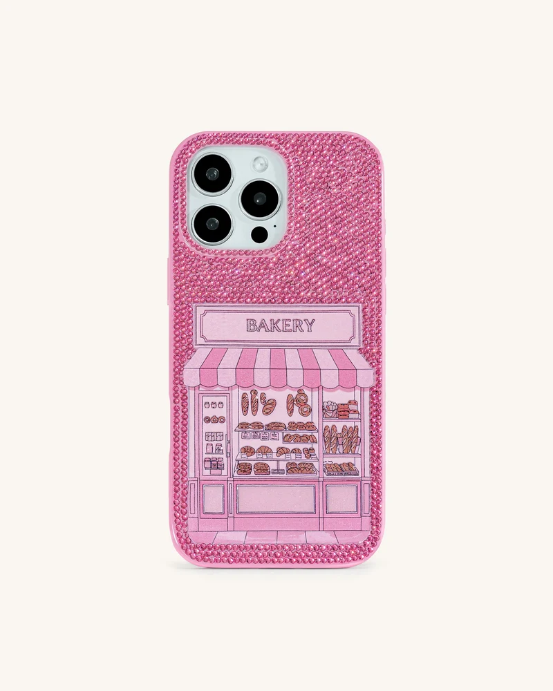 Bäckerei Handyhülle – Bunt/Rosa