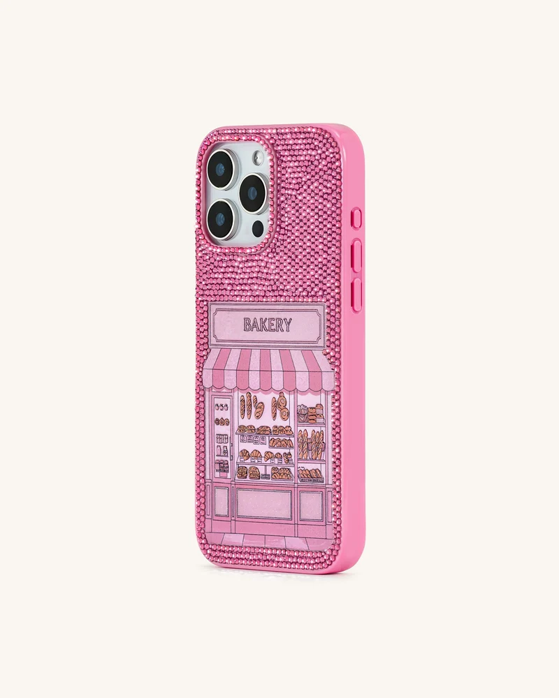 Bäckerei Handyhülle – Bunt/Rosa