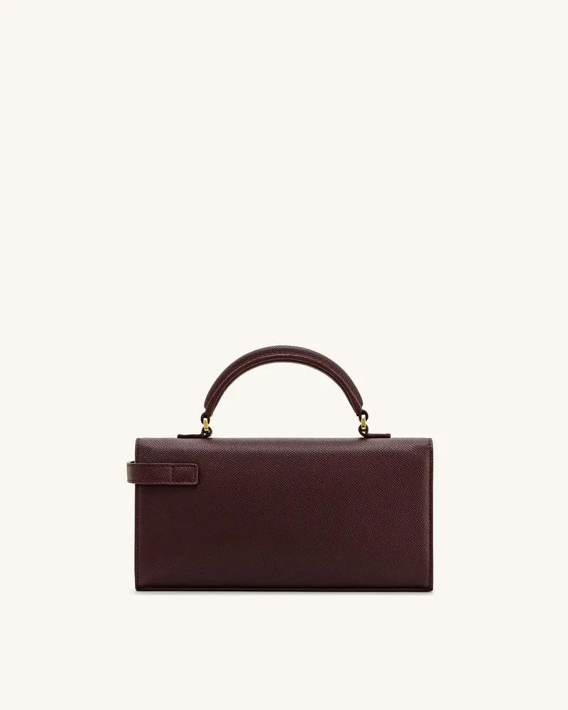 Keyla Top Handle Bag - Deep Burgundy