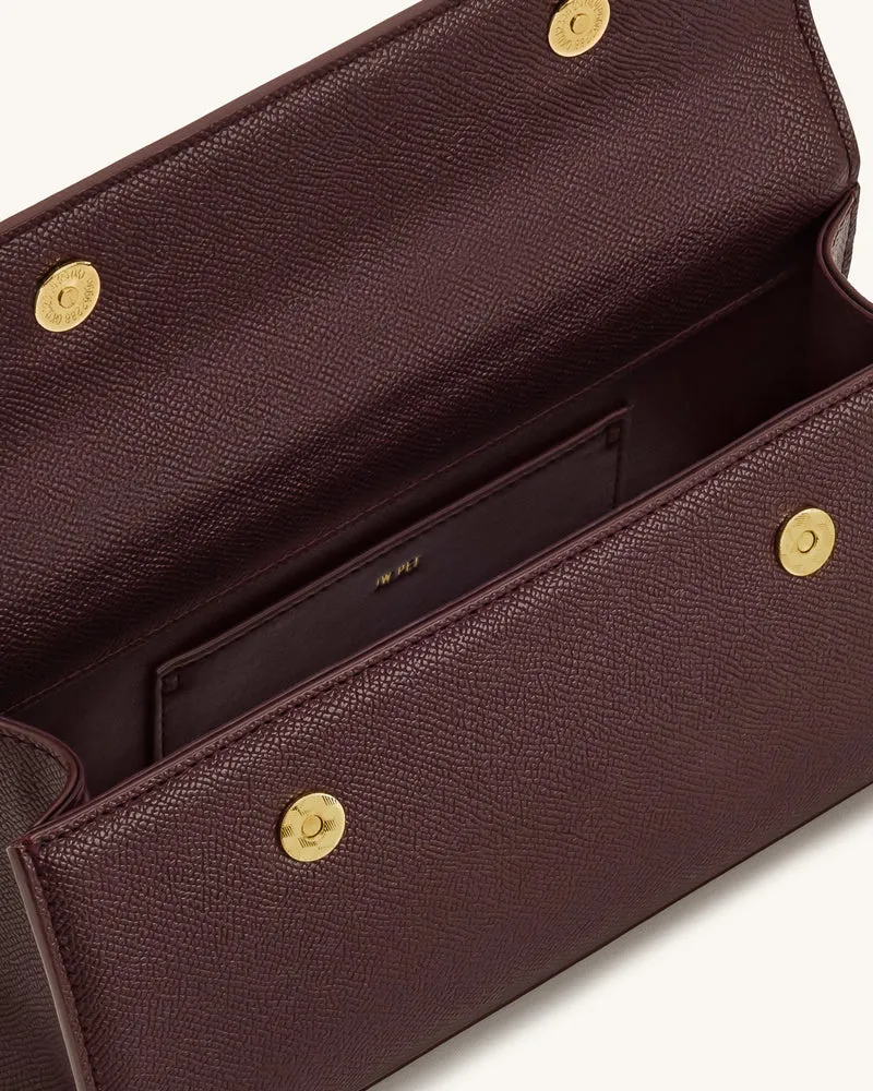 Keyla Top Handle Bag - Deep Burgundy