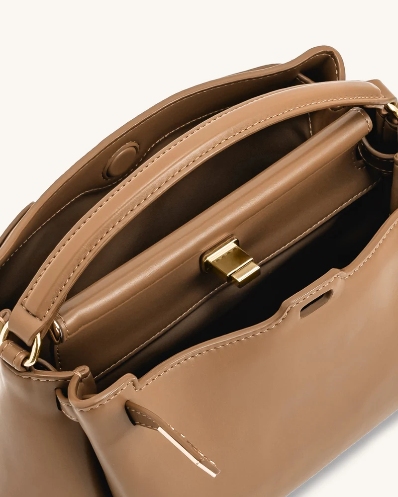 Carmen Henkeltasche – Braun