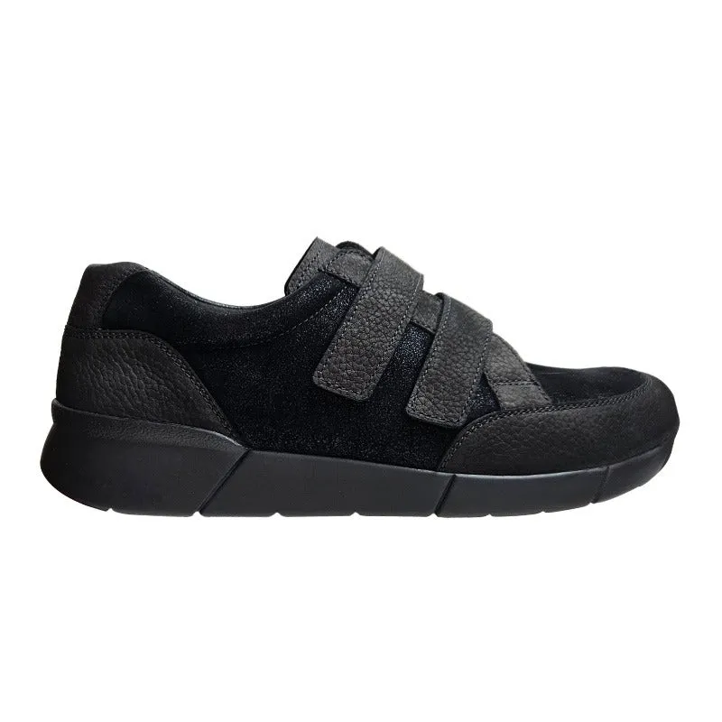 Berkemann herresko med velcro - Sort