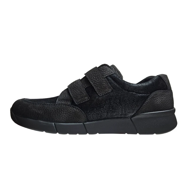 Berkemann herresko med velcro - Sort