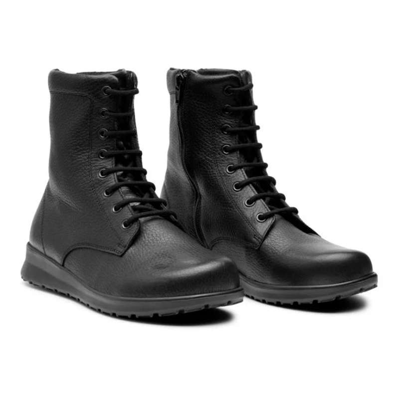 New Feet damestøvle - Sort skind