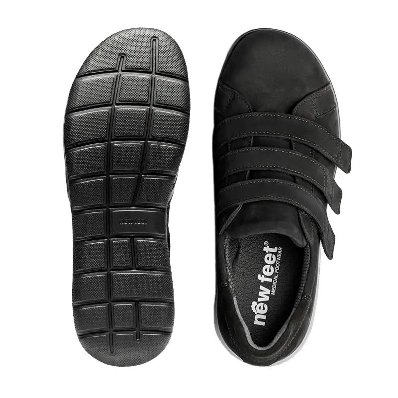 New Feet damesko i nubuck - Sort