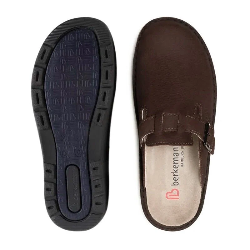 Berkemann herreslipper - Mørkebrun