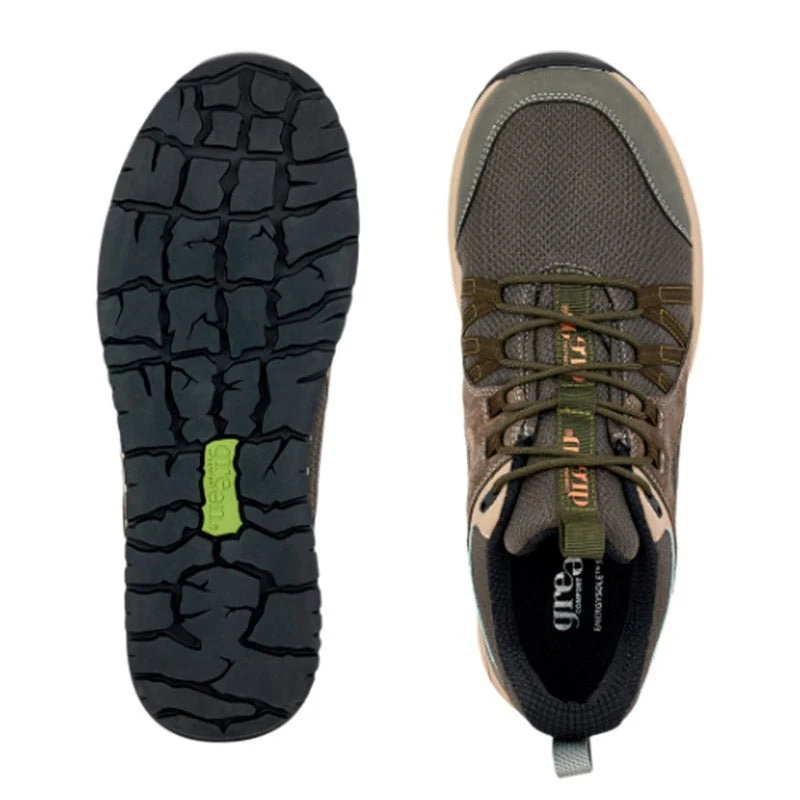Green Comfort outdoor herresko - Varm grå