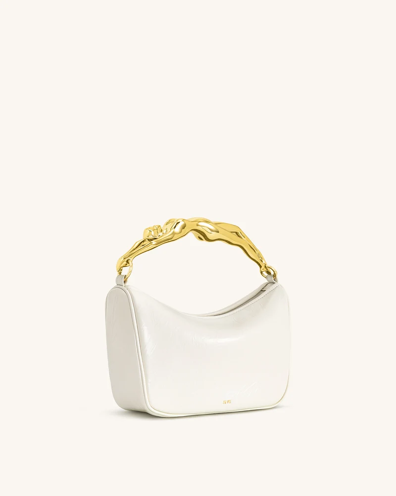 Jenny Handtasche mit Griff in Menschform – Weiß