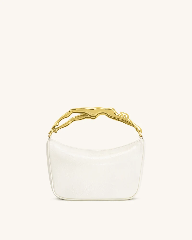 Jenny Handtasche mit Griff in Menschform – Weiß