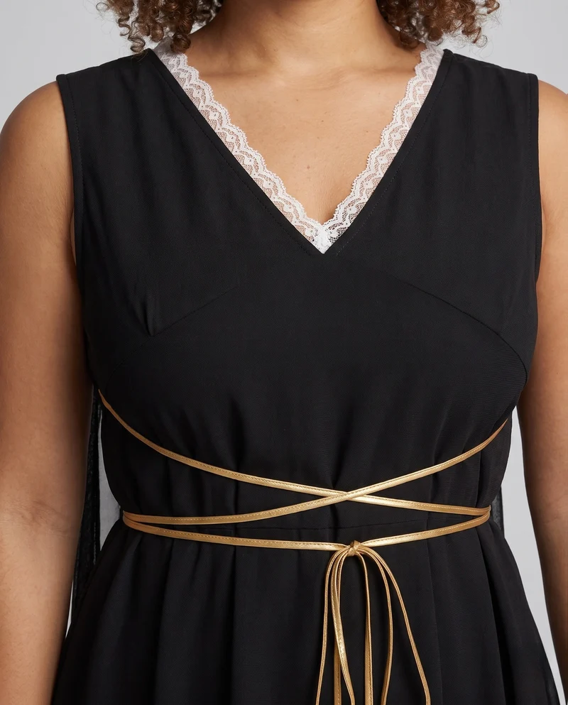 Damen elegantes Kostümkleid mit transparenten Akzenten Nord Taschen
