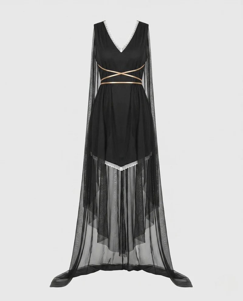 Damen elegantes Kostümkleid mit transparenten Akzenten Nord Taschen