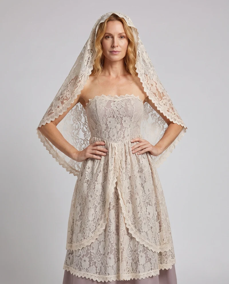 Damen Elegantes Viktorianisches Hochzeitskleid Nord Taschen