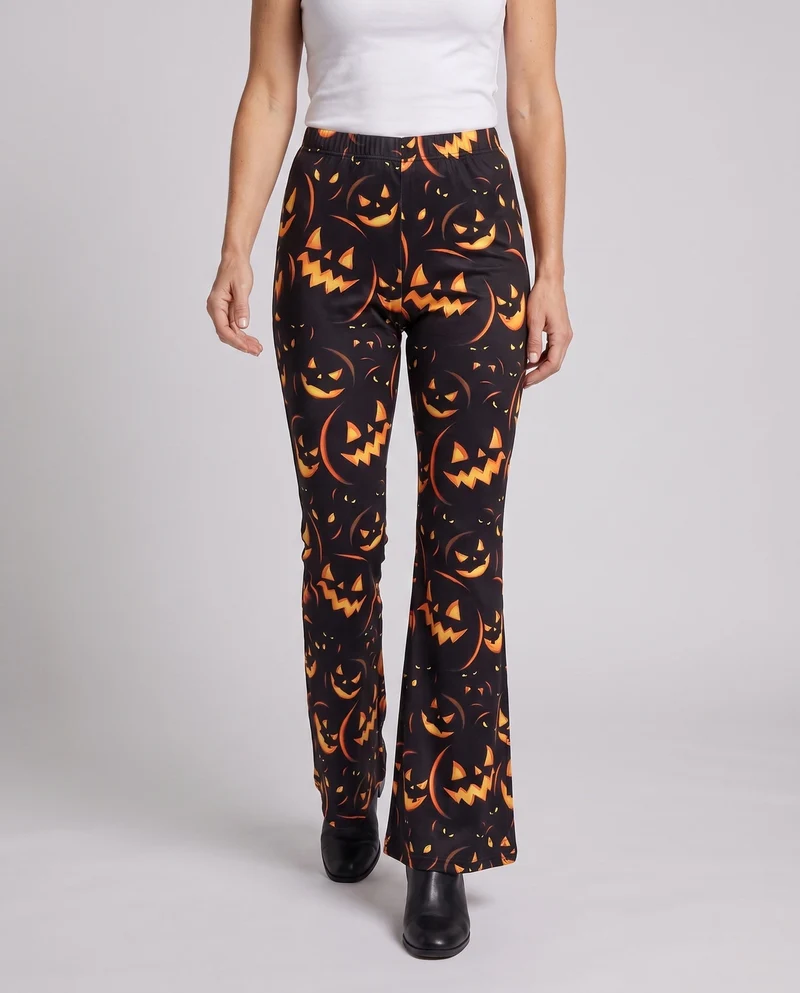 Damen Halloween-Hose mit schaurigem Motiv Nord Taschen