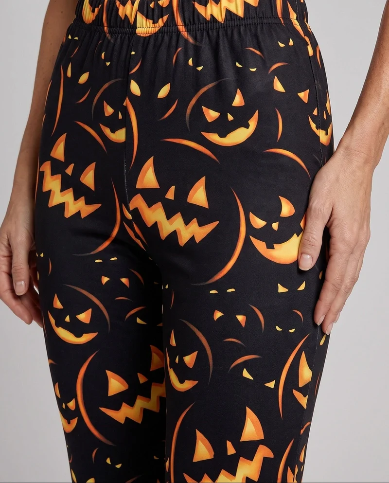 Damen Halloween-Hose mit schaurigem Motiv Nord Taschen