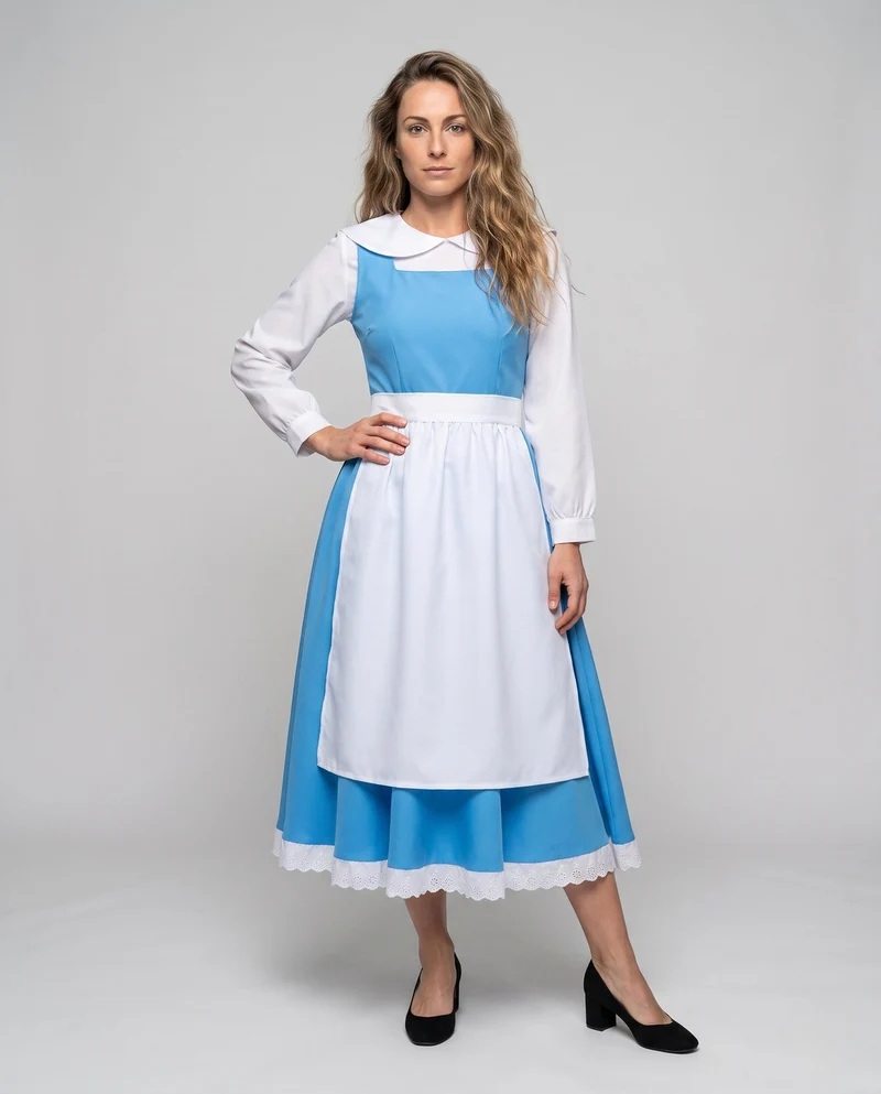 Damen historisches Märchenkleid Nord Taschen