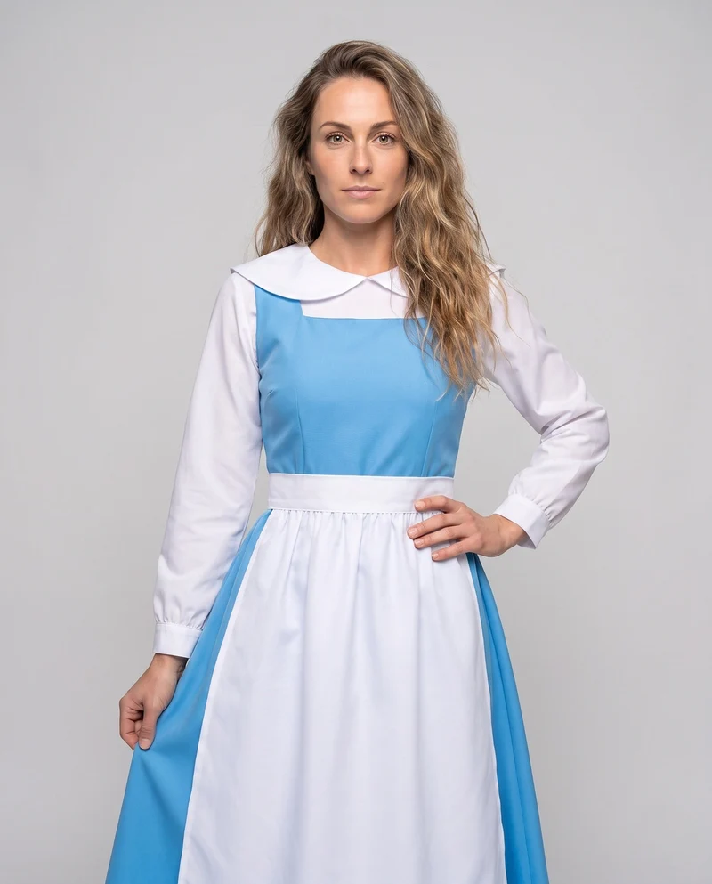 Damen historisches Märchenkleid Nord Taschen